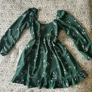 Abercrombie and Fitch- Green floral dress.